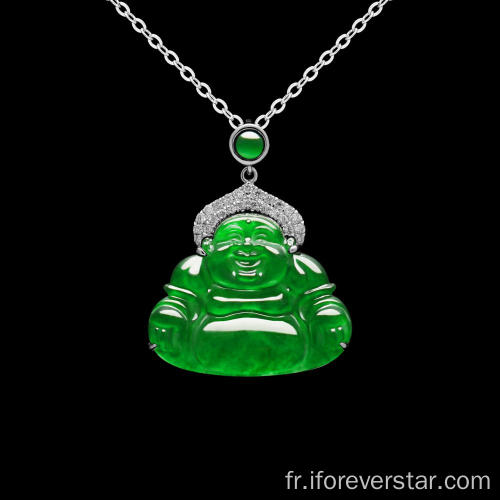 Jade riant Bouddha Pendant chinois classique